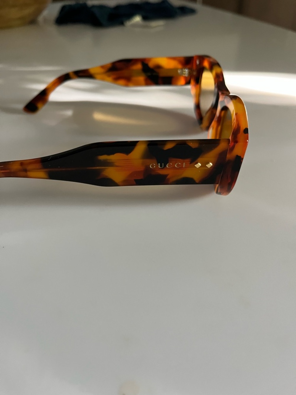 Gucci Women’s Tortoiseshell Sunglasses - Brown Lenses. GG1215S Havana Brown OS - Picture 4 of 6